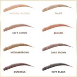 Too Faced Super Fine Brow Detailer Eyebrow Pencil Langaanhoudende Wenbrauw Potlood Tint Soft Brown 0,08 g