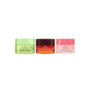 NUXE Sweet Lemon and Rose Lip Bundle