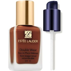 Estee Luader Double Wear Stay-in-Place Makeup With Makeup Pump Bundle (Various Shades) - 6C2 Pecan