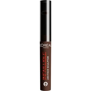 L'Oréal Paris Infallible Face Sculptor, Sculpting Stick Dark, Make Up, Transfer Proof, Ease & Precision, 24H Wear - Dark