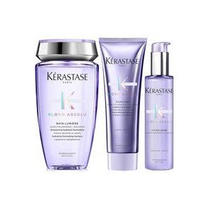 Kérastase Blond Absolu Shampoo, Conditioner and Treatment Hair Routine for Lightened or Highlighted Hair