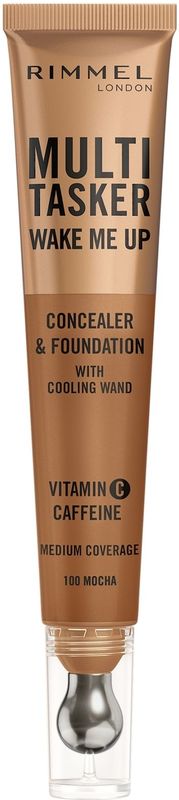 Rimmel - Multi-Tasker Wake Me Up - Foundation en Concealer - 20 ml - 100 Mocha