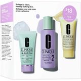 Clinique Gezichtsverzorging  All About Clean Skin School Supplies pakket - 3 stuks