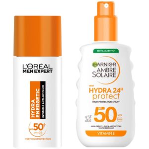 Garnier - Ambre Solaire Hydra 24 Protect - Zonnebrand - SPF50 - 150ml
