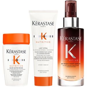 Kérastase Nutritive 8H Magic Night Serum 90ml With Free Travel-Size Duo for Very Dry Hair