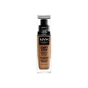 NYX Professional Makeup Can't Stop Won't Stop 24 Hour Foundation (Verschillende Tinten) - Neutral Tan