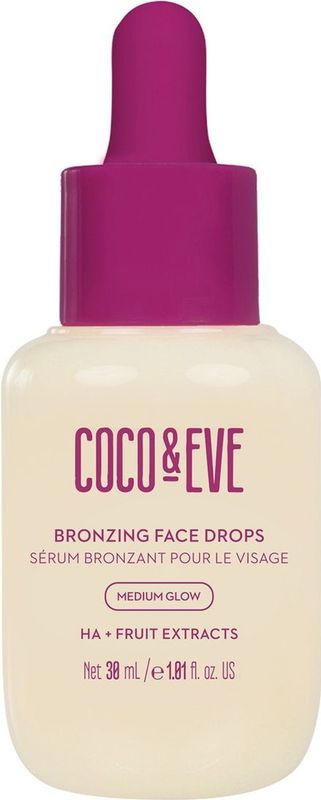 Coco & Eve - Sunny Honey Bronzing Face Drops - Zelfbruinende Druppels - 30 ml