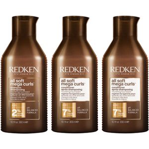 Redken All Soft Mega Curl Hydrating and Nourishing Shampoo with Conditioner Duo for Curly and Coily Hair