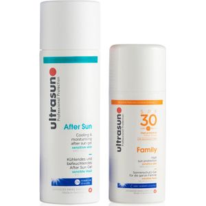 Ultrasun Family SPF 30 - Super Sensitive (100ml) and Ultrasun Aftersun