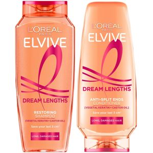 L'Oréal Paris Elvive Dream Lengths Long Hair Shampoo and Conditioner Set