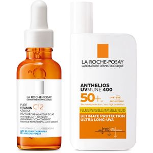 La Roche-Posay Anti-Ageing Skin Glow & Protection Routine with SPF