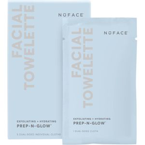NuFACE Prep-N-Glow Gezichtsdoekjes (Set van 5)