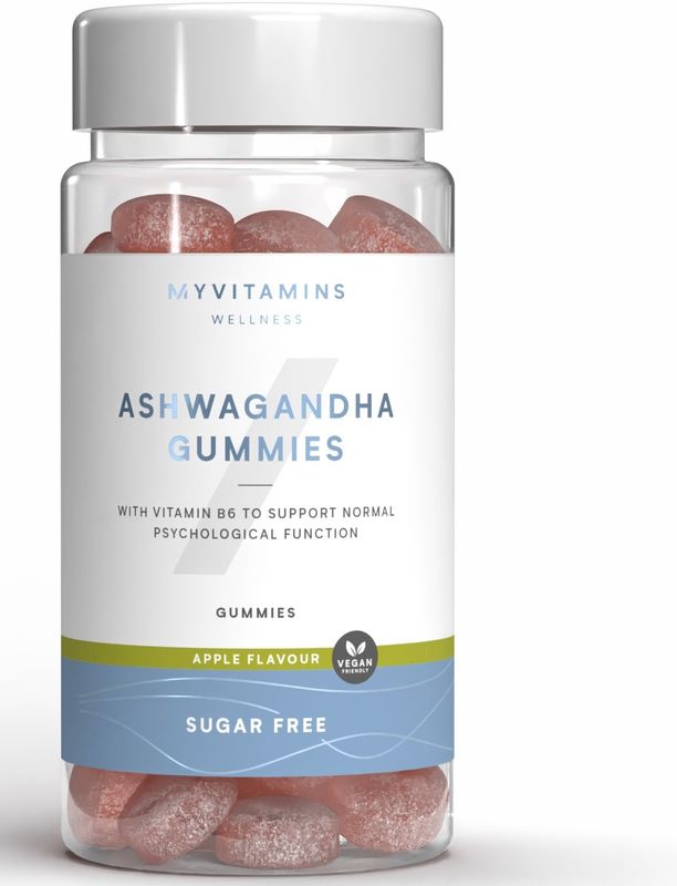 Ginseng - Ashwagandha Gummies - Fruitige Smaak - Suikervrij - Met Vitamine B6