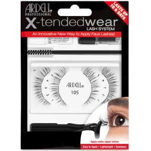 Ardell - X-Tended Wear 105 - Nepwimpers - Zelfklevend - 2 Sets
