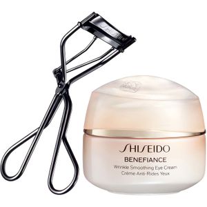 Shiseido Eyelash Curler & Benefiance Wrinkle Smoothing Eye Cream Bundle