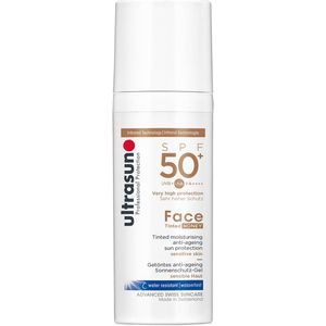 Ultrasun - SPF50+ - Getinte Gezichtscrème - Honey