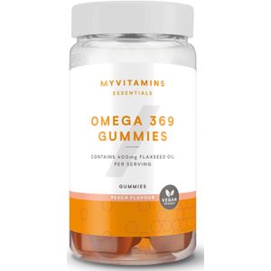 Vetzuren - Omega 3-6-9 Gummies - Perzik - Kauwbaar - 60 Stuks