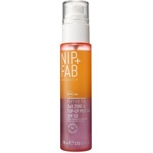 NIP+FAB Peptide Fix 2-in-1 Tone & Top Up SPF50 Mist 4% 75ml