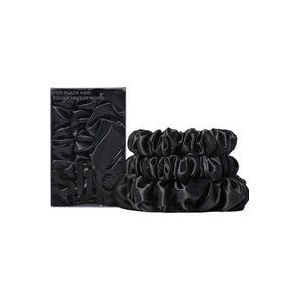 Slip Pure Silk Back To Basics Assorted Scrunchie Set (Various Colours) - Zwart