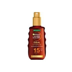 Garnier Ambre Solaire Ideal Bronze Protective Oil SPF15 Sun Cream Spray 150ml