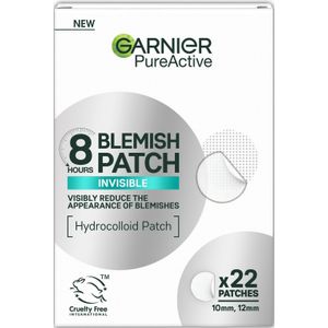 Garnier Pure Active 8hr Invisible Hydrocolloid Blemish Patch Cruelty Free & Vegan - 22 patches