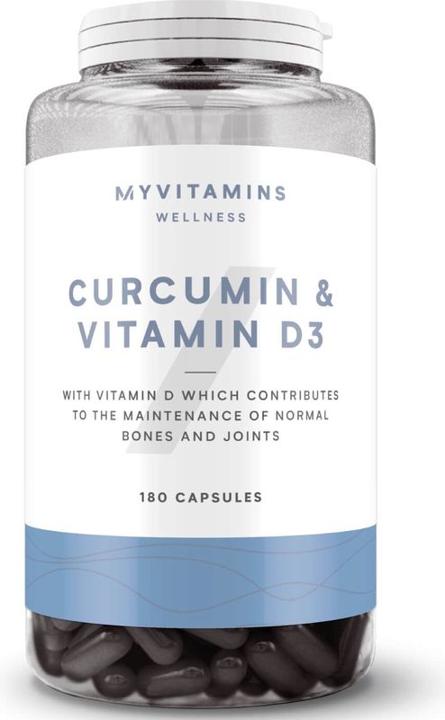 Curcumin & Vitamine D3 Capsules - 60Capsules