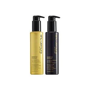 Shu Uemura Art of Hair Essence Absolue Oil-in-Cream and Absolue Overnight Serum Protecting Hair Routine for Very Dry Hair