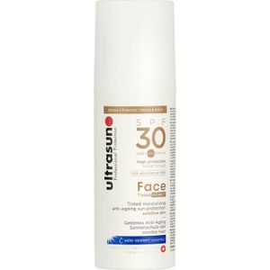 Ultrasun 30 SPF Getinte Gezichtscrème (50 ml)
