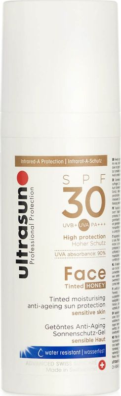 Ultrasun 30 SPF Getinte Gezichtscrème (50 ml)
