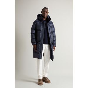 Woolrich heren Gewatteerde Parka van gerecyclede Pertex Quantum-nylon Blauw Grootte 3XL