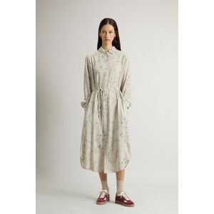 Woolrich dames Jurk met bloemenpatroon Beige Grootte XXS
