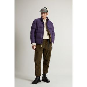 Woolrich heren Cloud-donsjack van microvezel Lila Grootte S