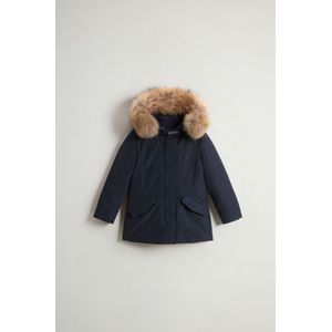Woolrich Arctic Parka voor meisjes met afneembare rand van namaakbont Blauw Grootte 10
