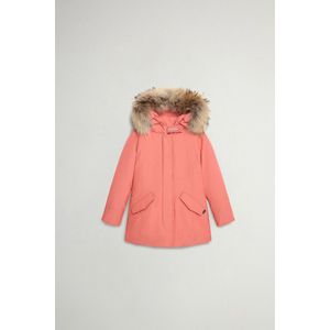Woolrich Arctic Parka voor meisjes met afneembare rand van namaakbont Roze Grootte 10