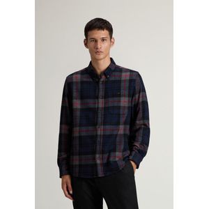 Woolrich heren Trout Run geruit overhemd in een wolmix flannel Multicolor Grootte L
