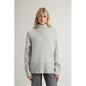 Woolrich dames Coltrui van zuivere wol Grey Grootte L