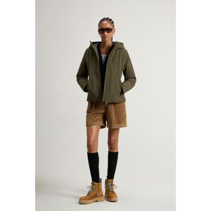Woolrich dames Firth-Parka van Tech Softshell Groen Grootte L
