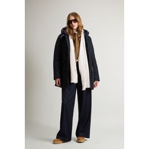 Woolrich dames Arctic Parka in Ramar Cloth Blauw Grootte L