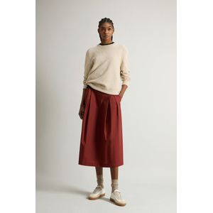 Woolrich Dames Rok van popeline van puur katoen Rood Grootte XS