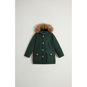 Woolrich Arctic Parka van Ramar Cloth voor jongens met afneembaar bont Groen Grootte 10
