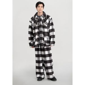 Woolrich unisex Cruiser-jack van wol- en nylonmix Zwart Grootte L