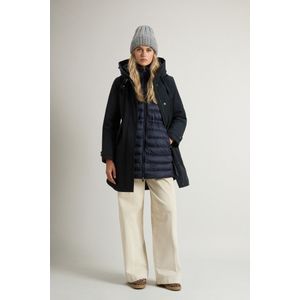 Woolrich dames 3-in-1-Parka van Ramar Cloth Blauw Grootte L