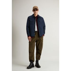 Woolrich heren Overhemdjack van Mountain Cloth Blauw Grootte 3XL