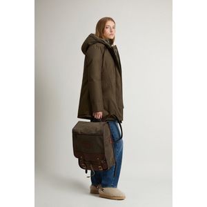 Woolrich dames Arctic Parka in Ramar Cloth Groen Grootte L
