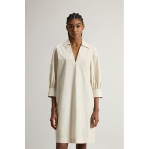 Woolrich Dames Jurk van popeline van puur katoen Beige Grootte M