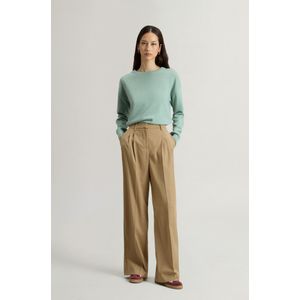 Woolrich dames Wide-leg broek van wolmix Beige Grootte 26