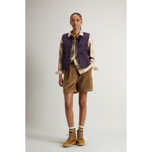 Woolrich dames Bodywarmer van nylon met ronde hals Lila Grootte L