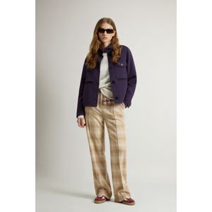 Woolrich dames Jas van wolmix Lila Grootte L