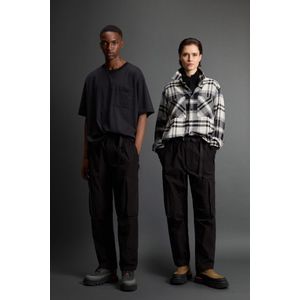 Woolrich unisex Broek van Olmetex katoen- en nylonmix by Todd Snyder Zwart Grootte 3XL