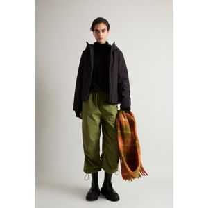 Woolrich dames Korte Firth-Parka van Tech Softshell Zwart Grootte L